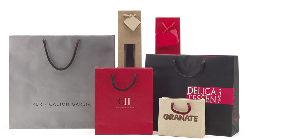 Bolsas con asa de cordón