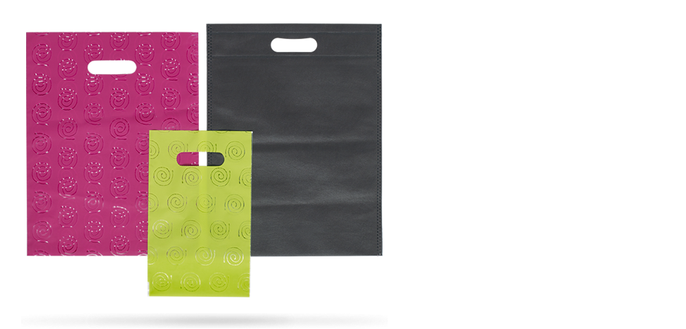 Bolsas con asa troquelada