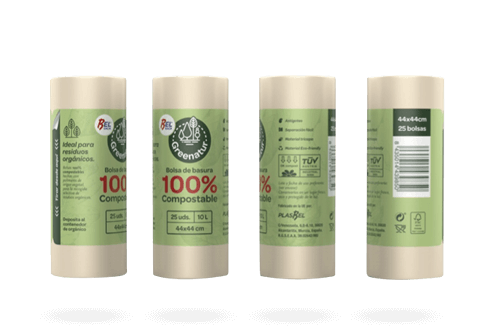 Bolsas de basura compostables