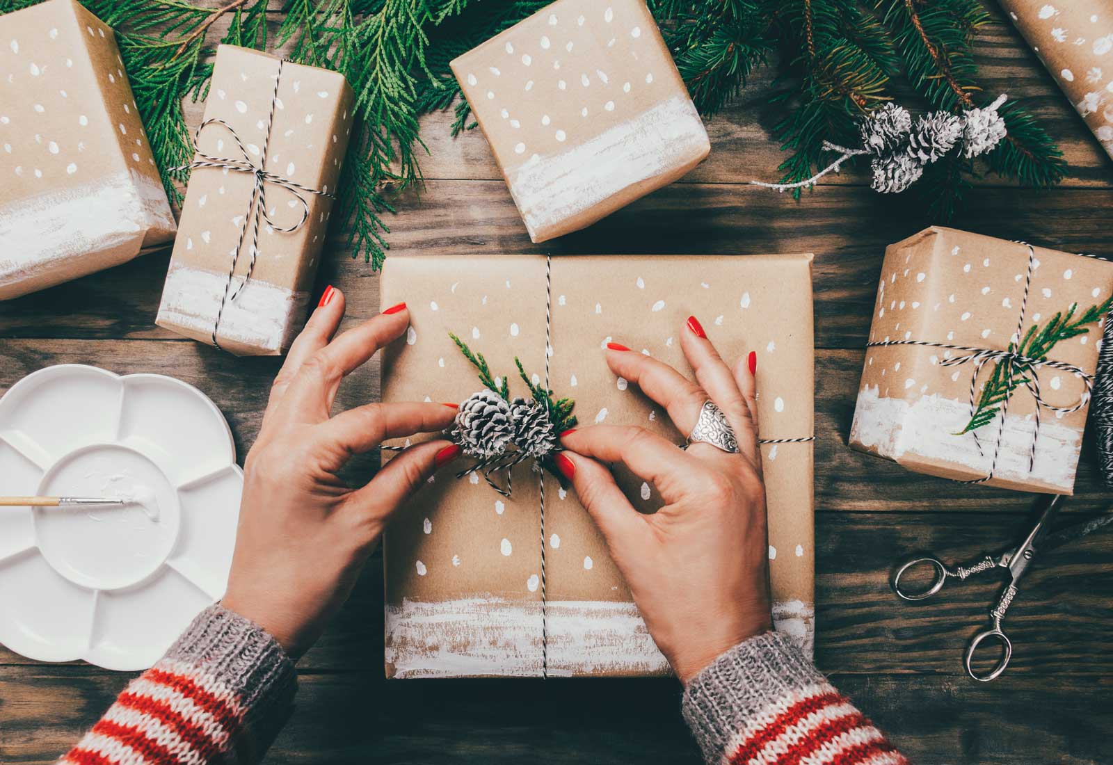cajas de navidad